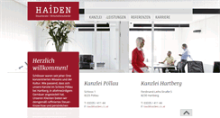 Desktop Screenshot of haiden.co.at